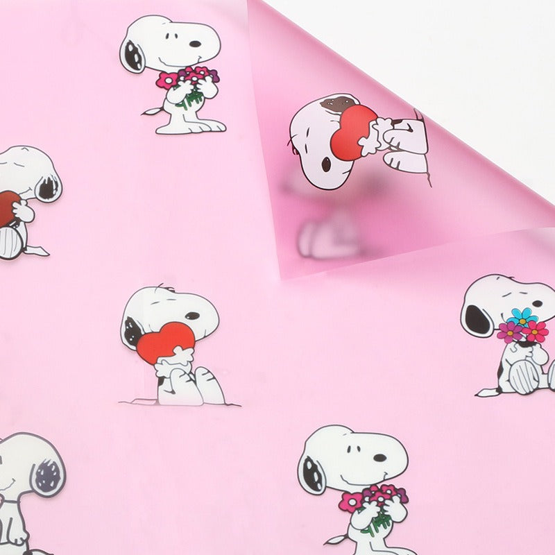 SNOOPY FLOWER WRAPPING PAPER