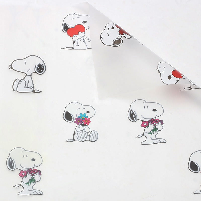 SNOOPY FLOWER WRAPPING PAPER
