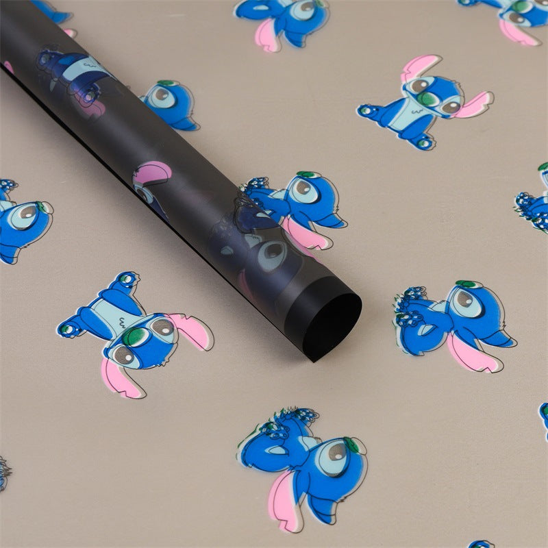 Stitch Flower Wrapping Paper